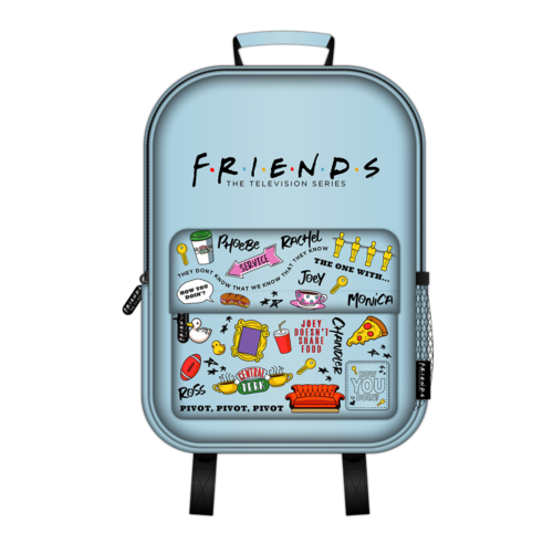 Friends Patch Backpack - Blue Icons