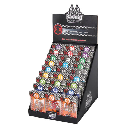 Cascading Display 27 Racing Wire Puzzles