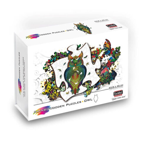 473615 OWL Rainbow Wooden Puzzles