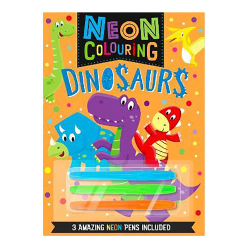 Neon Colouring Dinosaurs COL-2