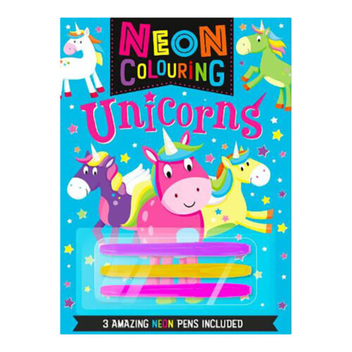 Neon Colouring Unicorns COL-1