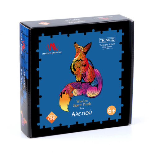 Wooden Jigsaw Puzzle - Fox box