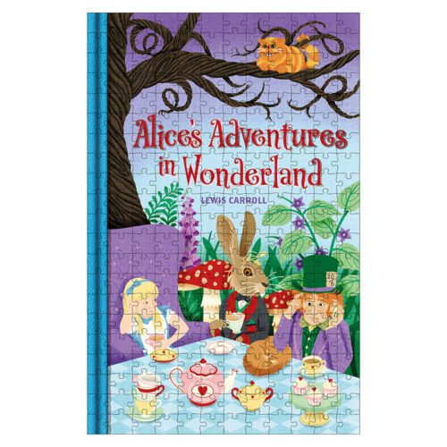 jl5209 pp jigsaw library alice in wonderland puzzle front cutter