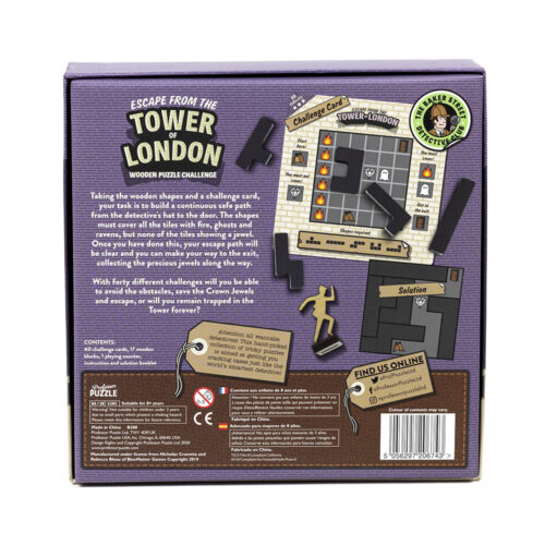 bsdc5285 escape from the tower of london box back web