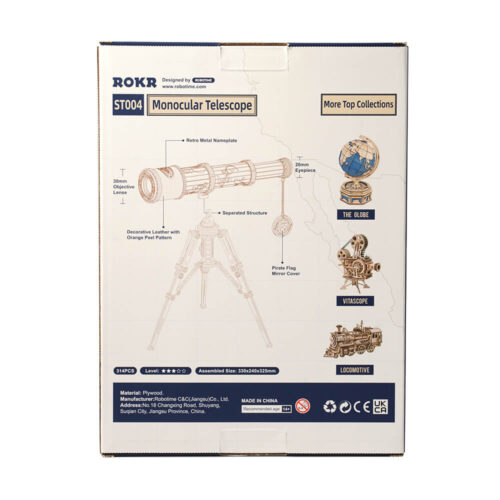 monocular telescope package back