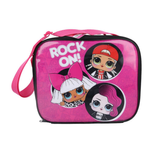 st16856 rectangular insulated bag with strap lol surprise rock on