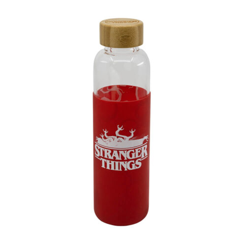 Young Adult Glass Bottle With Silicone Cover 585 ml Stranger Things